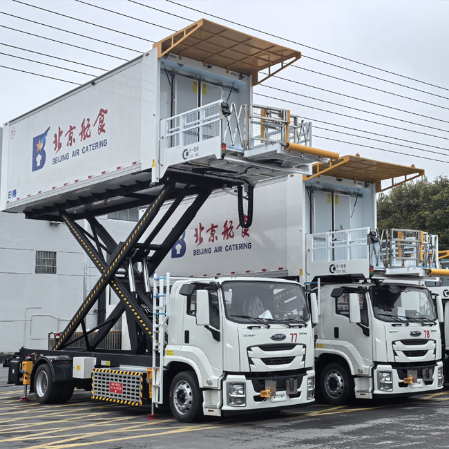 Airport aviation ground Catering truck
