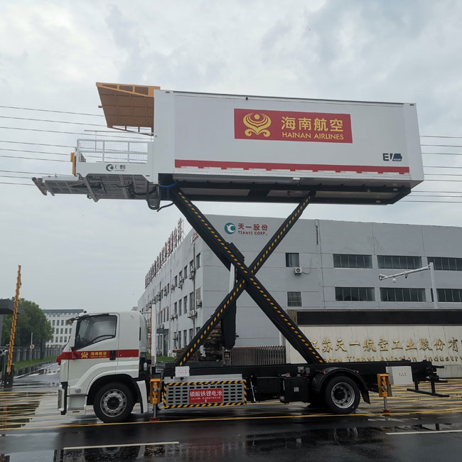 Airport aviation ground Catering truck