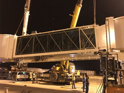 الیکٹرو ہائیڈرولک مسافر بورڈنگ برج