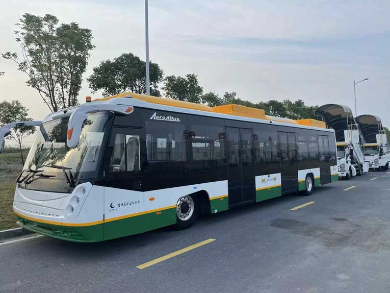 Passenger cabin of Tianyi TY-B6300 Airport shuttle bus