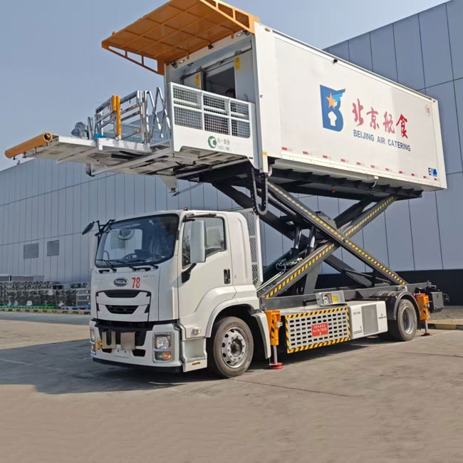 Airport aviation ground Catering truck