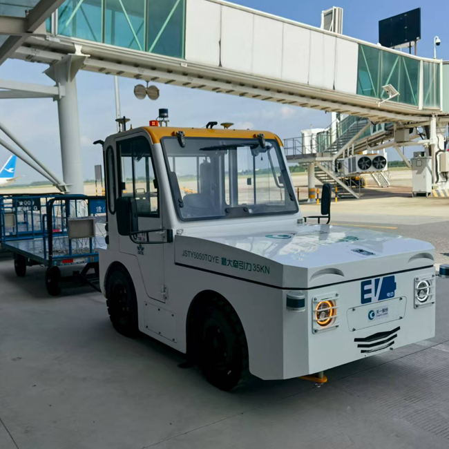 Airplane Baggage Tractor