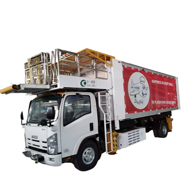 Liten flyplass catering truck