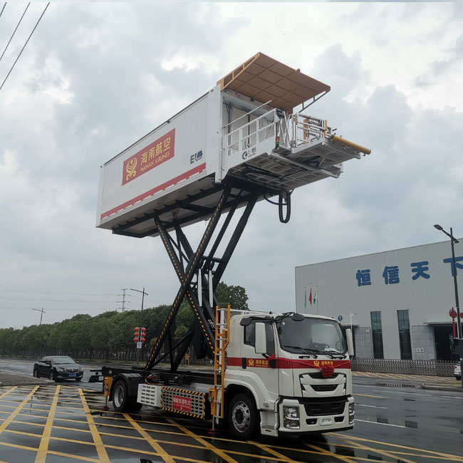 Airport aviation ground Catering truck