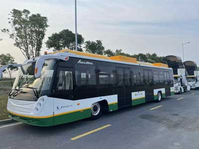 Passagerhytte af Tianyi Ty-B6300 lufthavnstransportbus