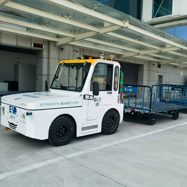 Airplane Baggage Tractor