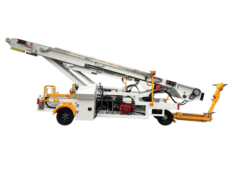 Towed bulk cargo loader