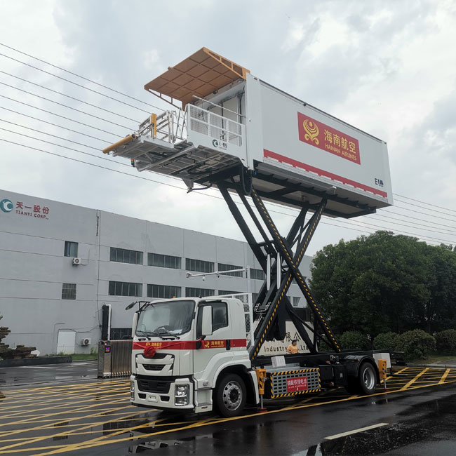 Airport aviation ground Catering truck