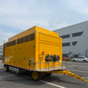 Towing aircraft air conditioning units