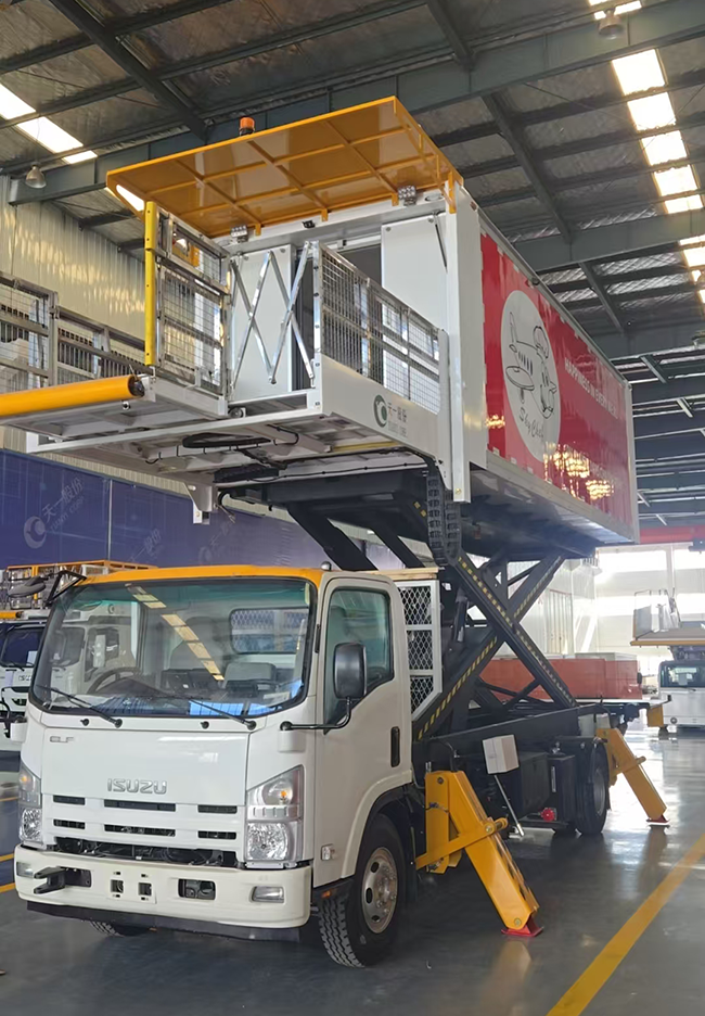 Small Airport Catering truck