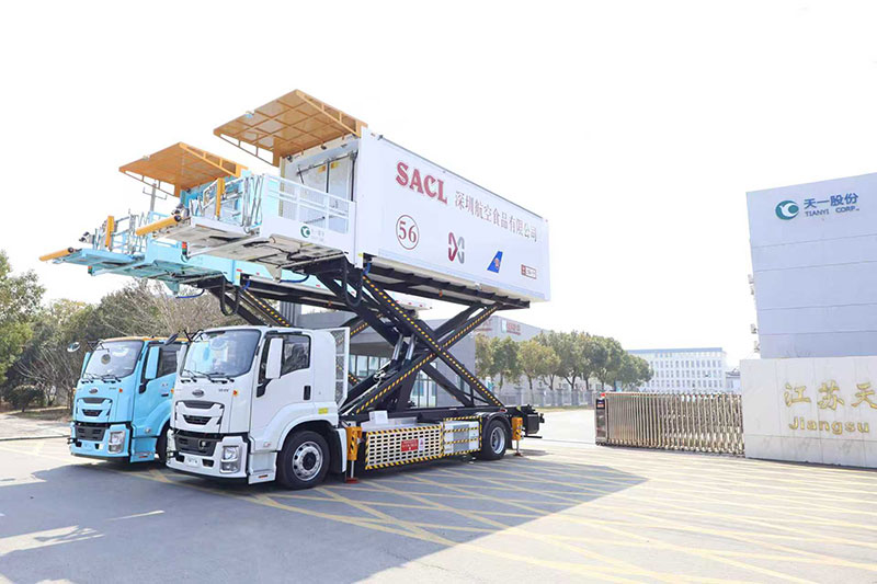 Tianyi brand large-capacity aviation Airline Catering and Cabin Service Trucks