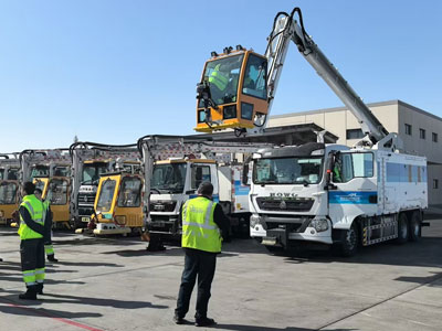 Tianyi GSE avisningsfordon har b&ouml;rjat provanv&auml;ndas p&aring; Xinjiang Tianshan flygplats